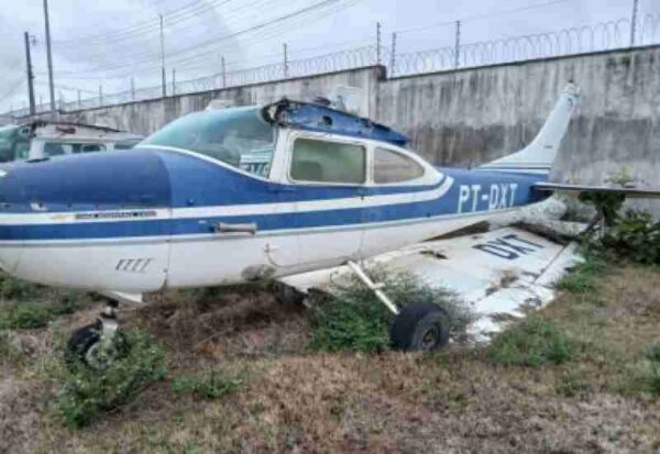 Aeronave Classe Avião Asa Fixa Motor Convencional leilão de combate ao crime organizado