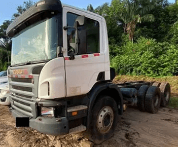 CAMINHÃO SCANIA P Leilão renovação de frota de empreiteira