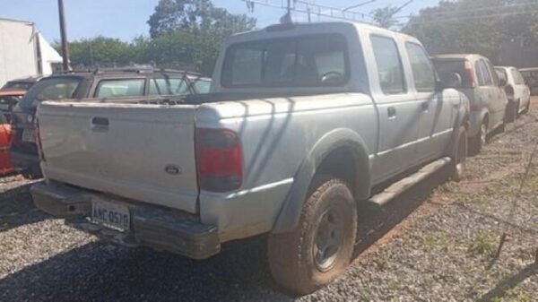 FORD RANGER XLS Leilão do Tribunal de justiça tem caminhonete Silverado, Hilux, ranger e Caminhão