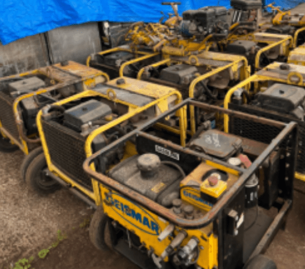 Gerador e Equipamentos de Apoio Leilão da Vale tem Caminhão Mercedes e Scania