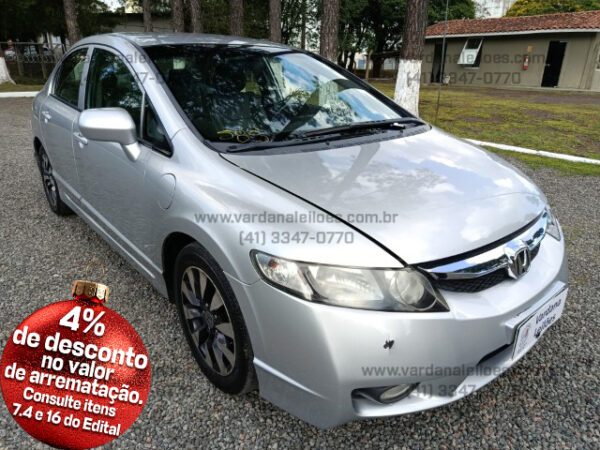 HONDA CIVIC LXS FLEX Leilão de Retomados do Banco BV tem Civic, Ranger e Polo a partir de R$ 26 Mil