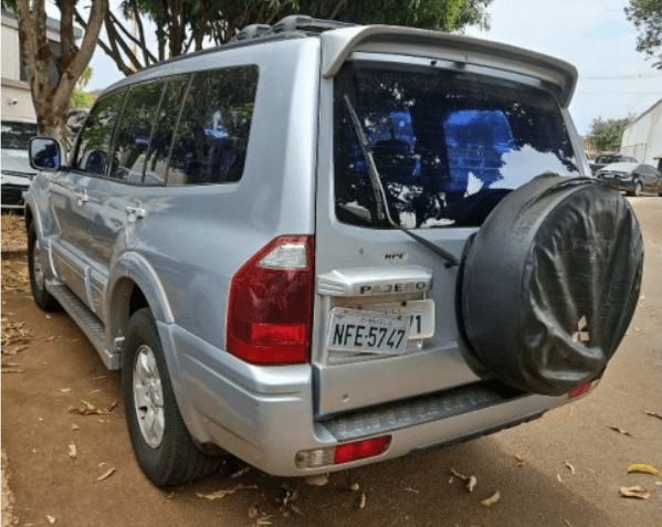 PAJERO HPE 3.2D leilão de combate ao crime organizado com veículos aprendidos pela policia federal