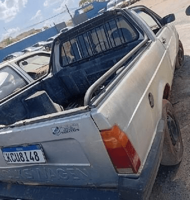 Volkswagen SAVEIRO Leilão do Tribunal de justiça tem caminhonete Silverado, Hilux, ranger e Caminhão