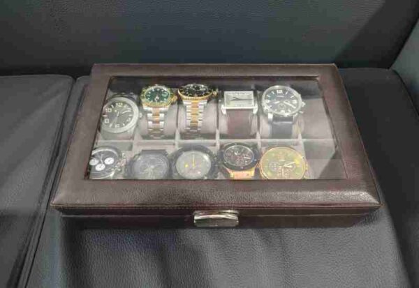 relógios de pulso leilão de combate ao crime organizado