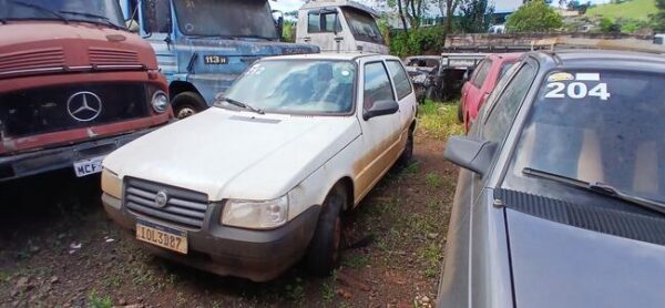 FIAT UNO MILLE FIRE FLEX leilão veículos Detran