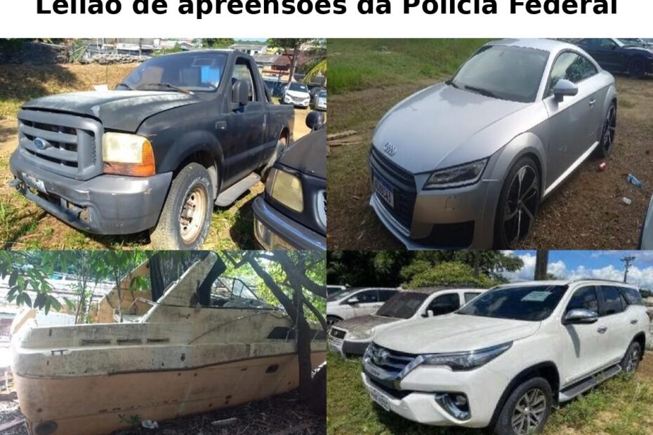 leilão da Polícia Federal