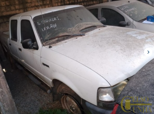 caminhonete FORD RANGER XL leilão frota veículos do Governo Estadual
