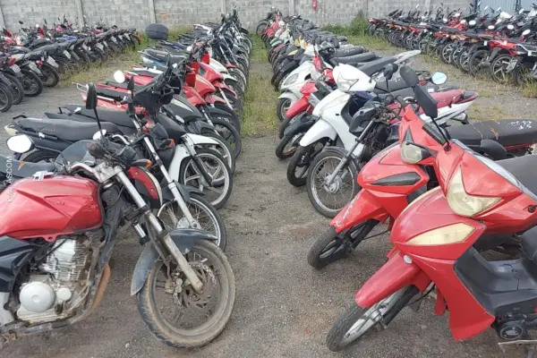 motos leilões do Detran-BA