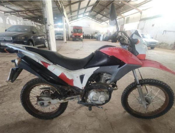 NXR 160 BROS - HONDA Leilão veiculos de frota do governo estadual