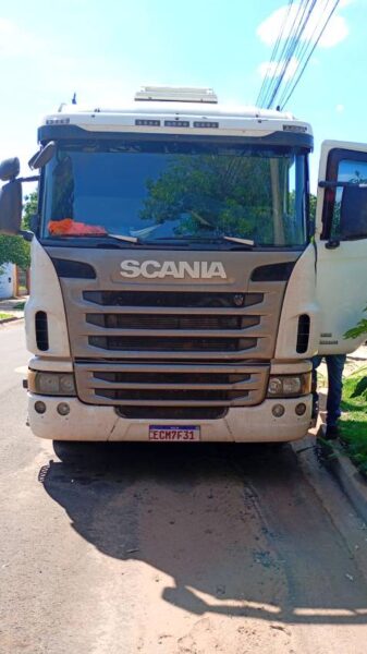 CAMINHÃO SCANIA G 440 A6X2 leilão veiculos do tribunal de justiça