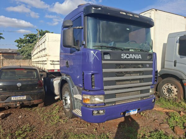 Caminhão SCANIA R124 Leilão veiculos da Polícia Federal