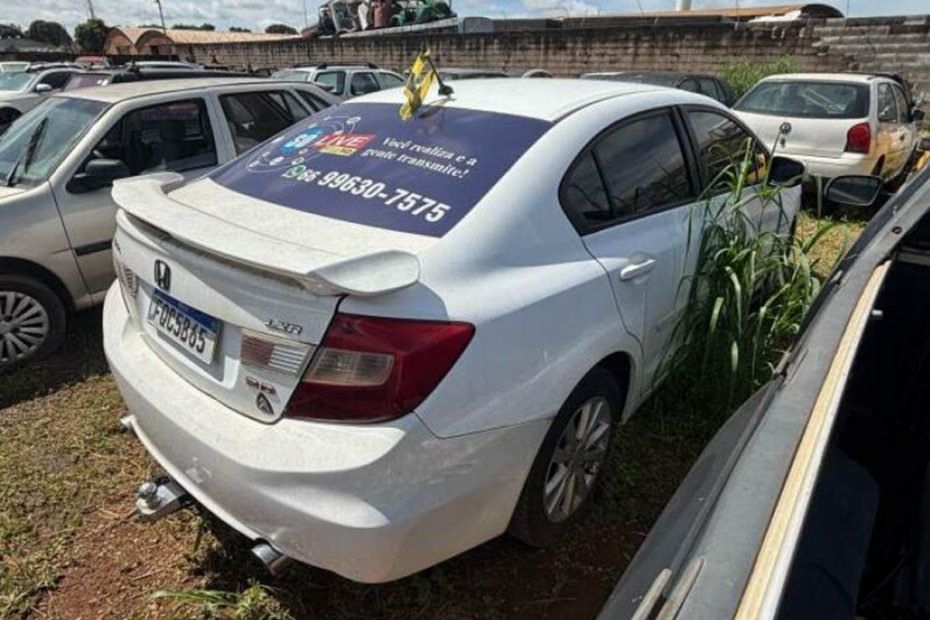 Honda Civic LXR Carros e motos leilão de apreensões da PRF