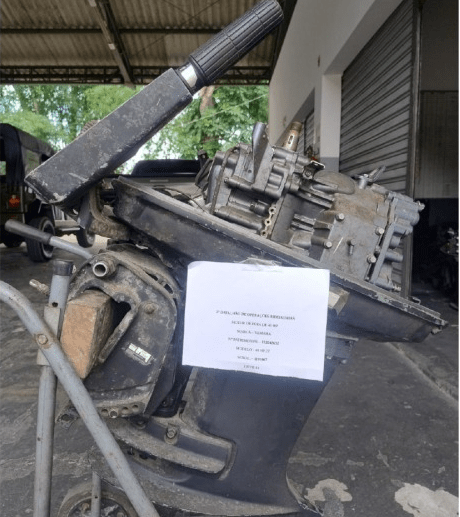 MOTOR DE POPA 40 HP leilão de frota marinha