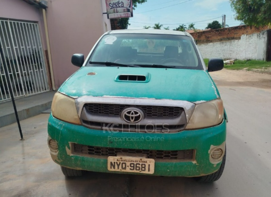 TOYOTA HILUX CD 4X4 leilão veículos frota prefeitura