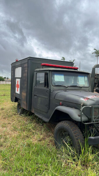 Ambulância Toyota 4X4 Bandeirante Exército Brasileiro Abre Leilão de Viaturas militar