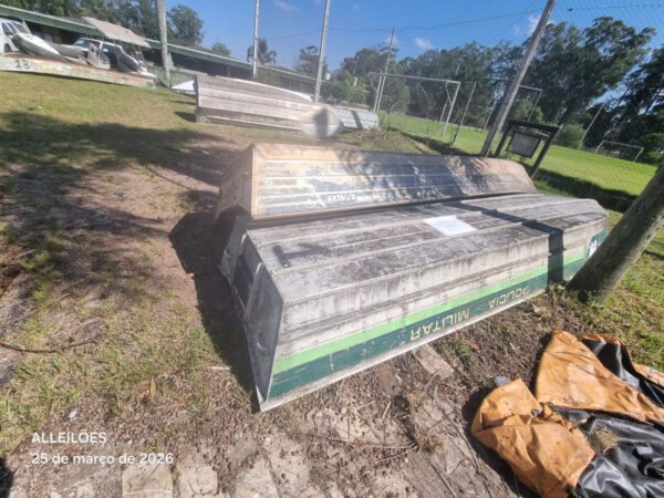 Barco de Aluminio FLUVIMAR METALGLASS leilão de frota policia militar