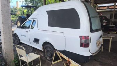 CAMINHONETE CHEVROLET MONTANA leilão veiculos de prefeitura