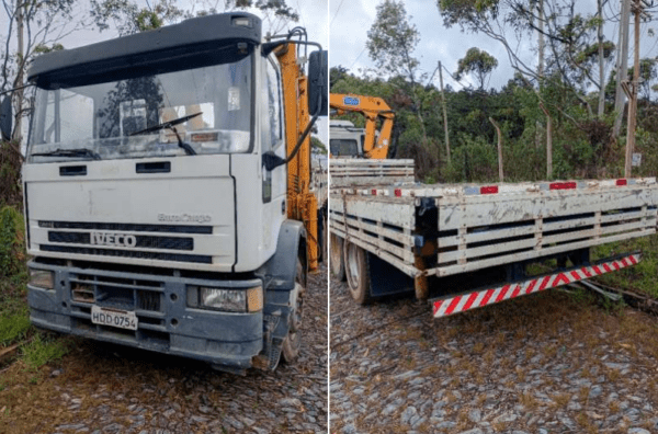 Caminhão IVECO leilão veiculos frota copasa