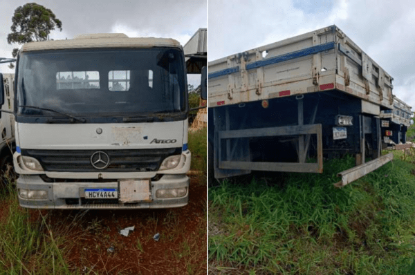Caminhão Mercedes Benz 1418 ATEGO leilão veiculos frota copasa
