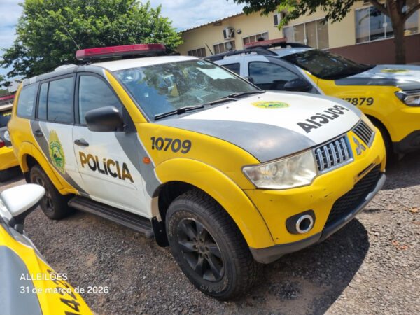 Caminhonete PAJERO DAKAR leilão de frota policia militar