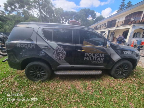 Caminhonete TRAILBLAZER LTZ  leilão de frota policia militar
