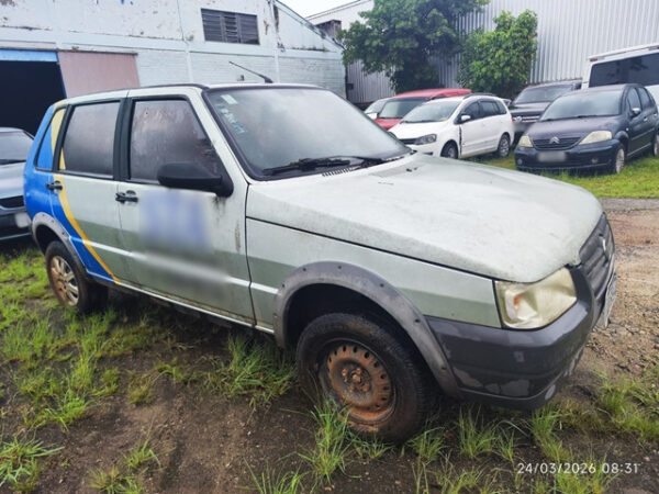 FIAT UNO MILLE WAY Leilão veiculos da Justiça Federal