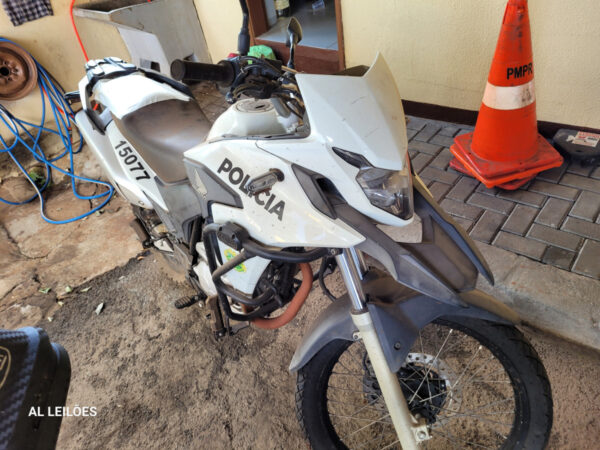 HONDA XRE300 leilão frota policia militar