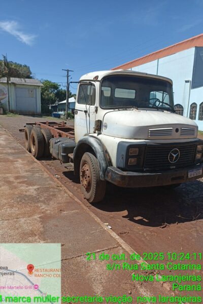 MERCEDES-BENZ CAMINHÃO LK 1519 leilão veiculos frota prefeitura