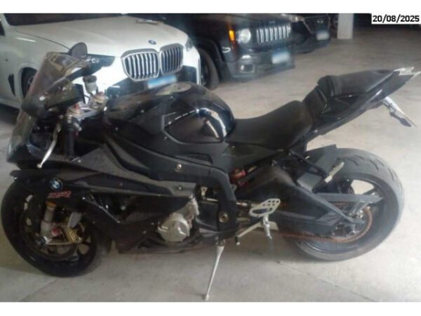 Moto BMW S1000 RR Leilão de Veiculos policia fedral