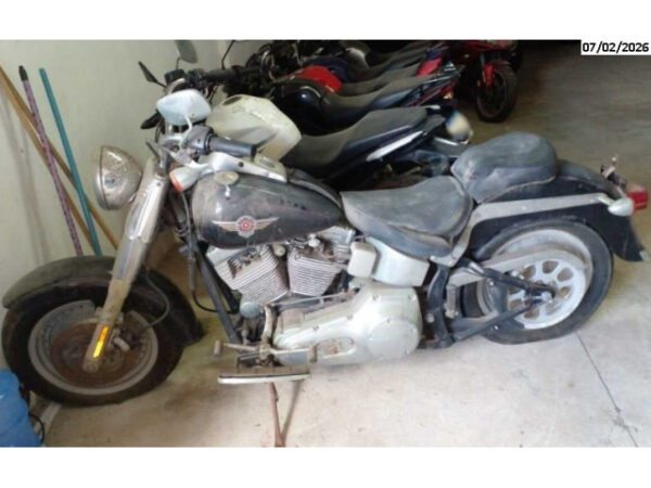 Moto HARLEY DAVIDSON FLSTF YLeilão de Veiculos policia fedral