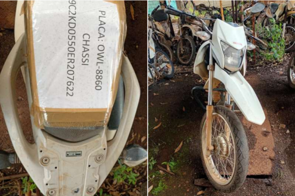 Moto HONDA NXR-150 BR ES leilão veiculos frota copasa