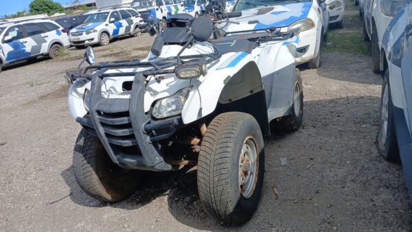 Quadriciclo HONDA TRX 1 leilão Moto policia Militar