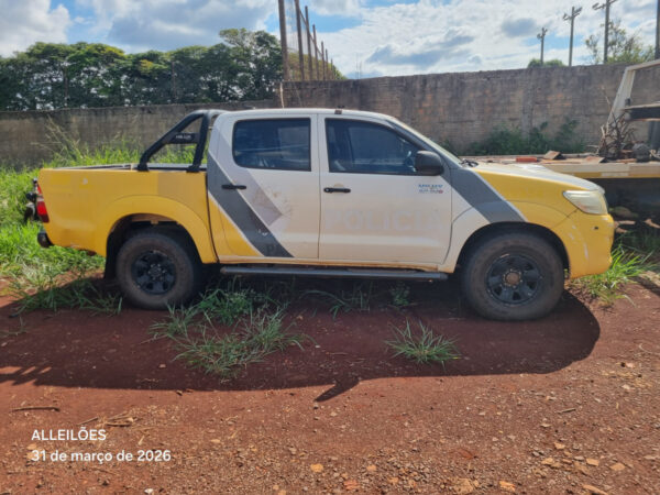 TOYOTA HILUX CD 4X4 AMINHONETE leilão de frota  da Polícia Militar