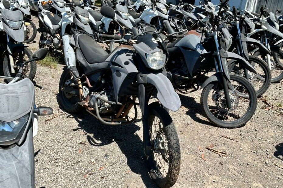 YAMAHA XT 660R 2014 leilão Moto policia Militar