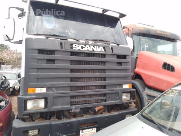 caminhão Scania Tracto Leilão de apreensões da Policia Federal SP