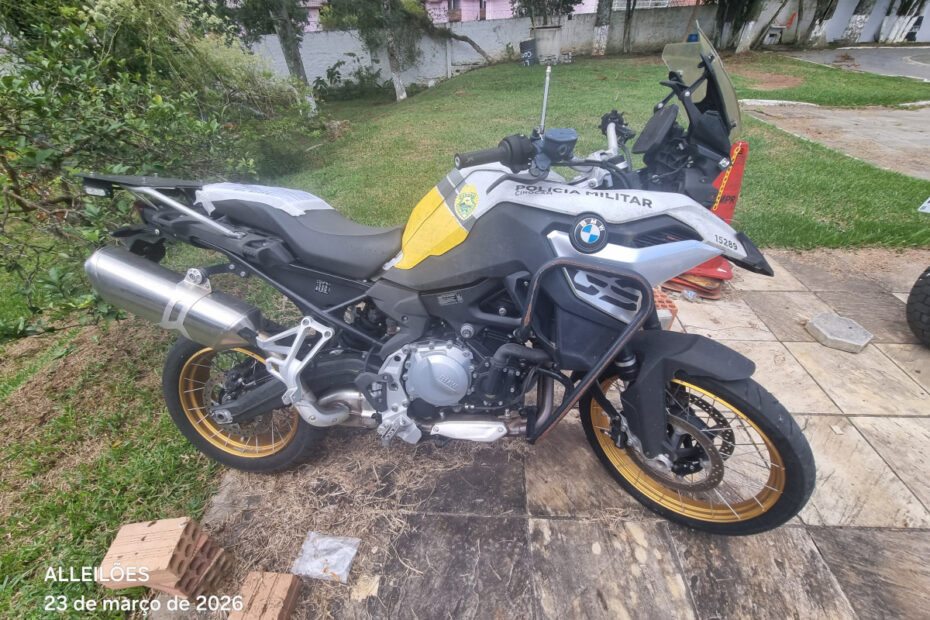 leilão frota policia militar Motos BMW F850 GS