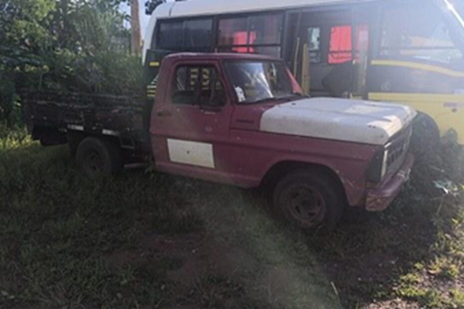 leilão veiculos de prefeitura CAMIONETA FORD F1000