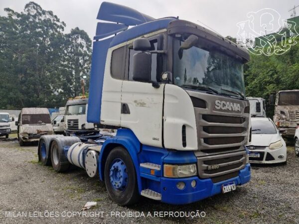 Caminhão SCANIA R 480 A6X4 Leilão de Pesados em São Paulo