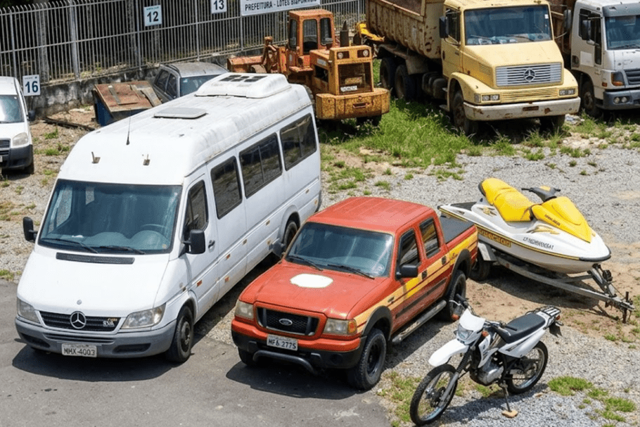 Leilão de Prefeitura em Santa Catarina Traz Jet Ski Sea-Doo por 4 mil e Caminhão Mercedes por 9 mil reais