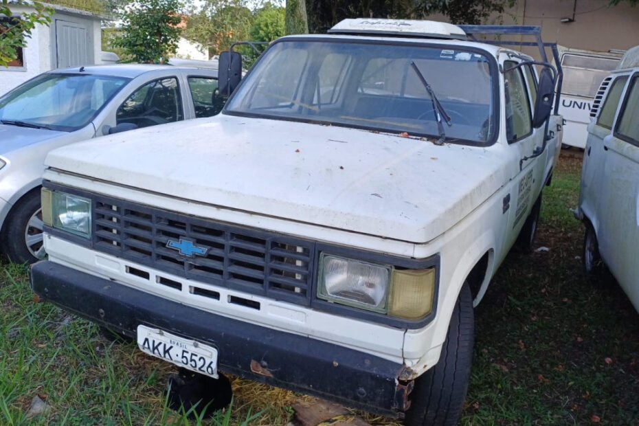Leilão veiculos frota da Universidade Federal CHEVROLET D20 CABINE