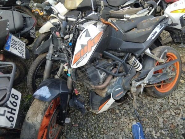 Moto KTM 200 DUKE leilão veiculos detran são paulo