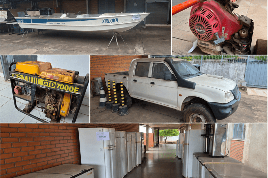 Leilão da Embrapa tem barco de alumínio e motor de popa