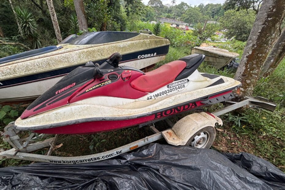 leilão de veiculos Jet Ski HONDA