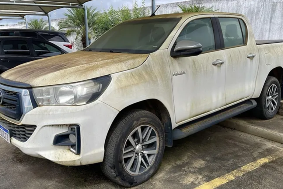 leilão de veiculos policia federal TOYOTA HILUX CDSRVA4FD 2020