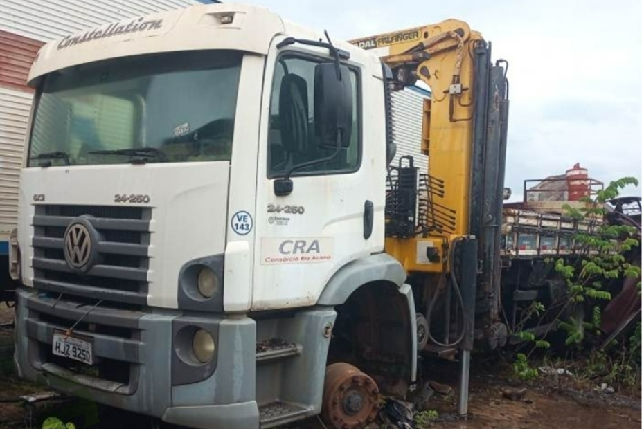 leilão veiculos PRF Caminhão Volkswagen 24.250 CNC 6X2