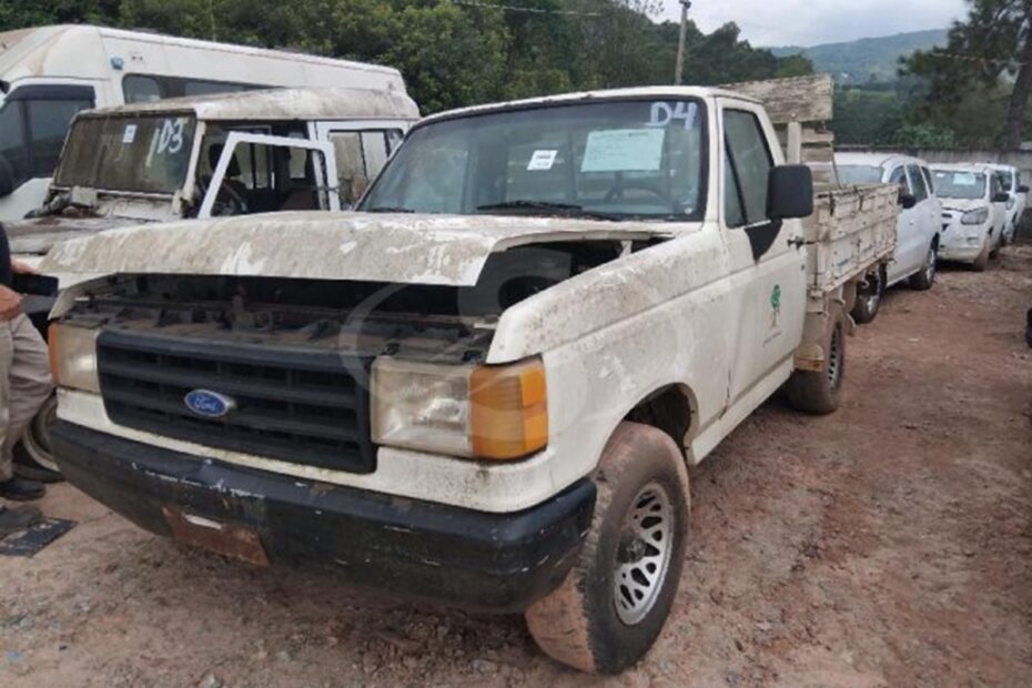 leilao veiculos governo de São Paulo FORD F1000
