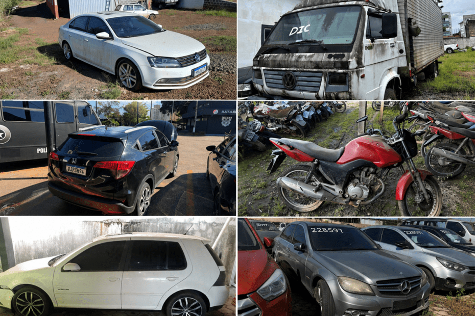 Leilão da Polícia Civil e SENAD Traz Carros de Luxo e Utilitários