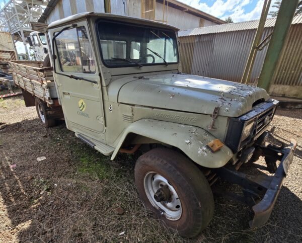 Caminhonete toyota Bandeirante Leilão veiculos do Agronegócio