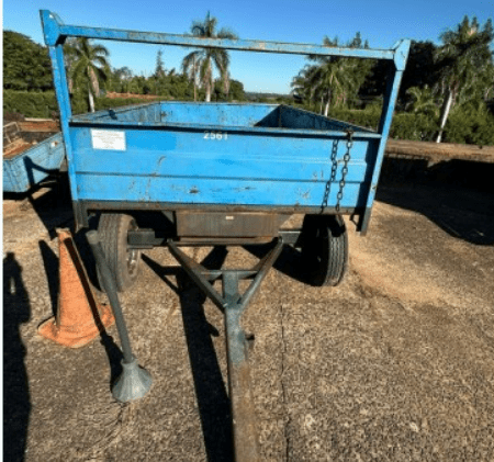 Carreta Agrícola 4 Rodas Fachinni Mega Leilão do Agro