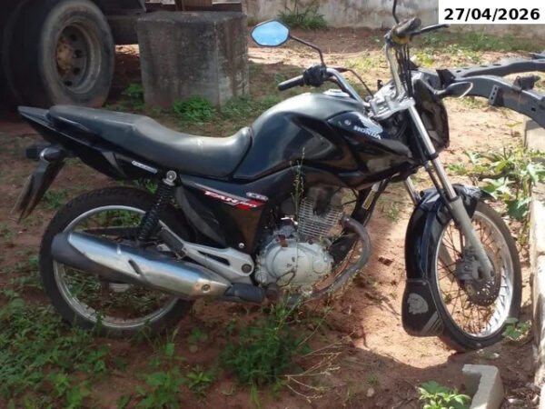 HONDA CG150 Leilão de combate ao tráfico
